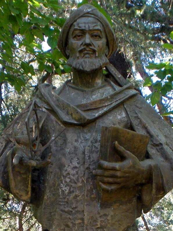 Monument över Muhammad al-Khwarizmi i Madrid